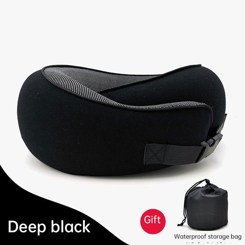 Memory Foam Neck Pillow Cervical Vertebra Travel Portable Noon Break Aircraft U Type Of Pillow Sleep Camping Pillow Carry Bag - V.I.P Digital Presence