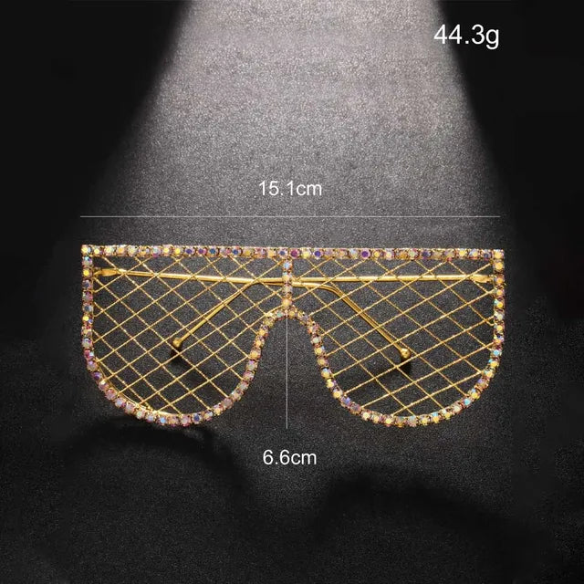Hot tassel glasses frame no lens rhinestone glasses frame personality accessories female - V.I.P Digital Presence