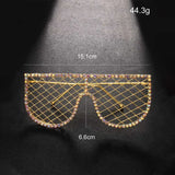 Hot tassel glasses frame no lens rhinestone glasses frame personality accessories female - V.I.P Digital Presence