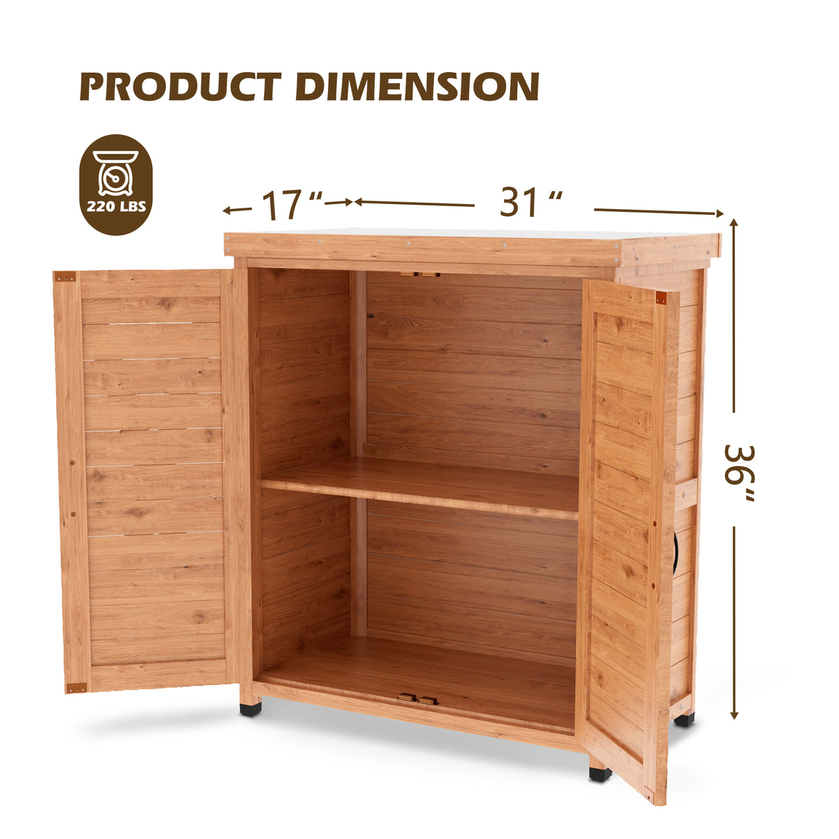 Potting Bench with Storage Cabinet and Metal Table Top for Outdoor Patio,Outdoor Work Station Table - V.I.P Digital Presence