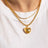 Titanium Steel Heart Pendant Copper Necklace - V.I.P Digital Presence