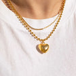 Titanium Steel Heart Pendant Copper Necklace - V.I.P Digital Presence