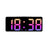 Multifunctional LED Digital Clock: Features number display, color nightlight, temp, calendar, alarm. Large size, backlit, great - V.I.P Digital Presence