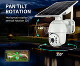Brand 4G SIM Card WIFI Solar Battery PTZ Camera 1080P Outdoor Waterproof  PIR Alarm Motion Detection P2P CCTV Camera - V.I.P Digital Presence