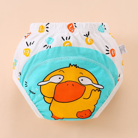 Learning pants, baby rings, diapers, cartoon prints, baby girls and boys training pants, cotton absorbent - V.I.P Digital Presence