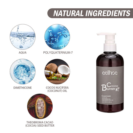Smooth Shampoo Cocoa Butter Shampoo Conditioner Clean Smooth Hair Moisturizing Hair Treatment - V.I.P Digital Presence