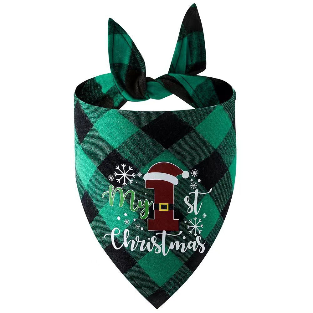 Christmas Day Border Protection Pet Small, Medium, and Large Dogs, Dogs, Cats, Teddy Triangular Towels, Water Jars - V.I.P Digital Presence