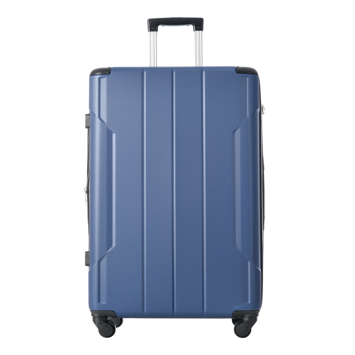 Hardshell Luggage Spinner Suitcase with TSA Lock Lightweight Expandable 24'' (Single Luggage) Blue + ABS + 24 Inch