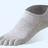 1 pair Pure Cotton Five Finger Short Socks Men Sweat Absorbent Antibacterial Breathable Mesh Boat Socks Running Sports Toe Sock - V.I.P Digital Presence