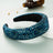 Ins Super Flash Full Drill 4.5cm Wide Brimmed Headdress Thickened Sponge Solid Color Headband Ladies Press Release Art Headband - V.I.P Digital Presence