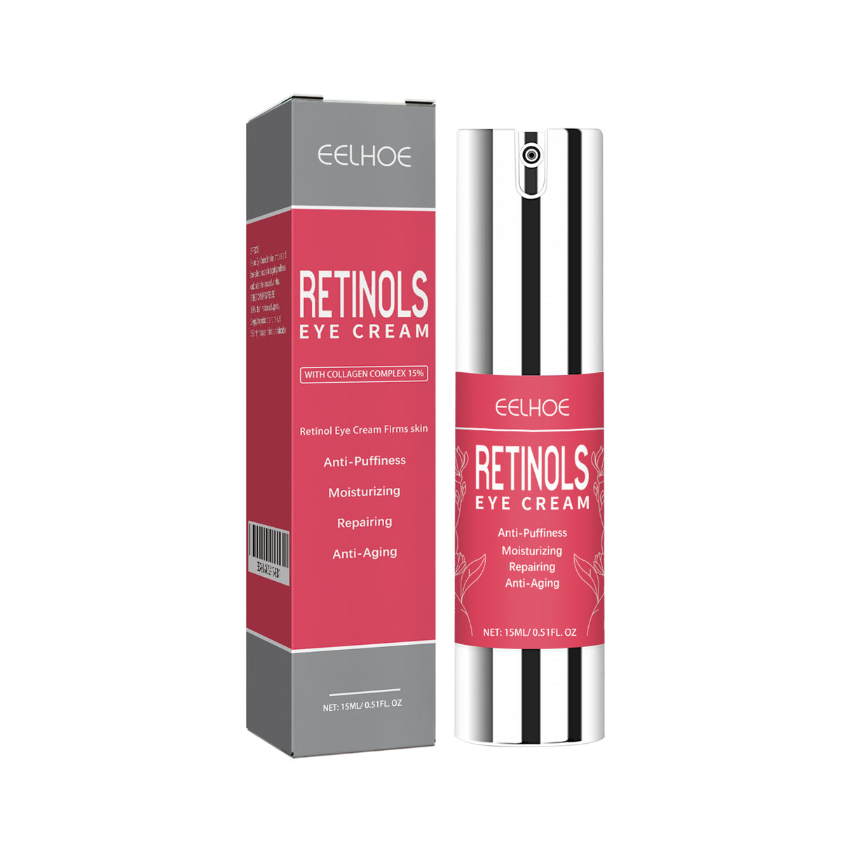Retinol Eye Cream, Eye Skin Moisturizing Treatment Fade Fine Lines Dark Circles Elastic Firming Eye Cream - V.I.P Digital Presence