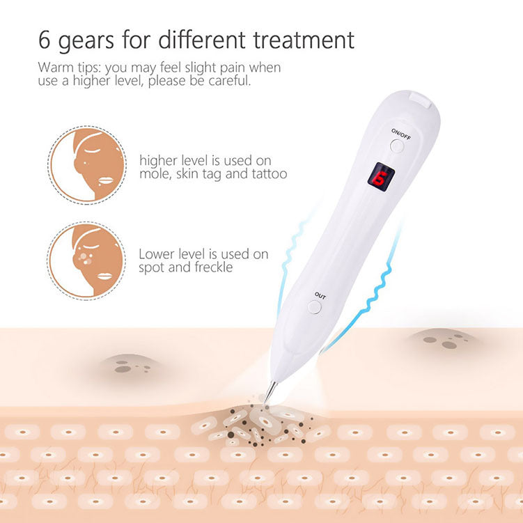HailiCare Second Generation Display Mole Point Pen Electric Beauty Instrument Freckle Pen Tattoo Embroidery Beauty Instrument - V.I.P Digital Presence