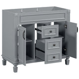 36'' Bathroom Vanity without Top Sink Cabinet only Modern Bathroom Storage Cabinet with 2 Soft Closing Doors and 2 Drawers - V.I.P Digital Presence