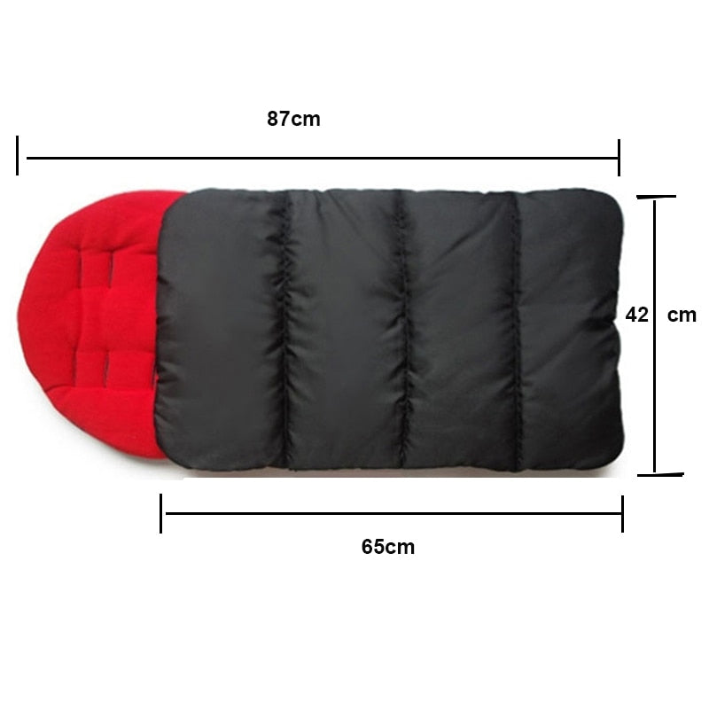 1 saco de dormir impermeable para cochecito de bebé, cálido y de otoño e invierno, para recién nacidos.