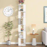 6-layer rotating acrylic board simple bookshelf, multi-functional creative bookshelf for students in the living room - V.I.P Digital Presence