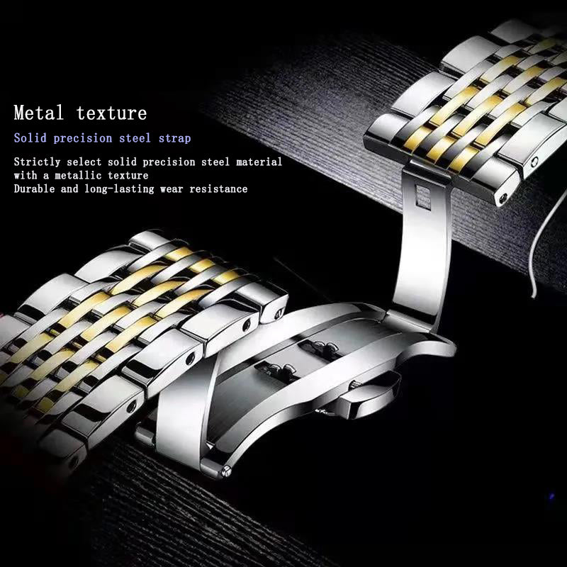 Swiss Waterproof Glow Double Calendar Men's Watch Glow Design Fashion Men's Watch - V.I.P Digital Presence