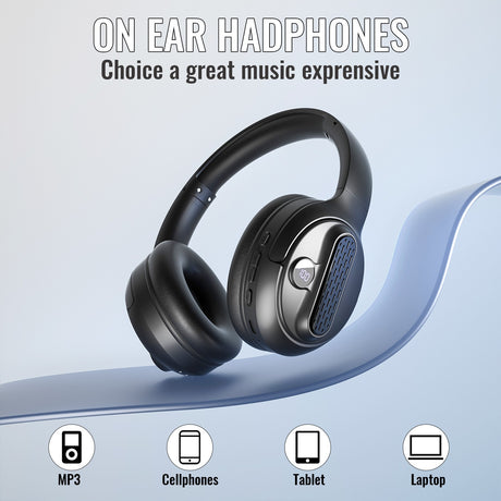 Head mounted Bluetooth earphones with portable power bank wireless earphones Type-C interface foldable card insertion - V.I.P Digital Presence