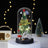 Christmas Gift LED Light Illumination Decorative Ornament Mini Christmas Tree Deer Glass Cover - V.I.P Digital Presence