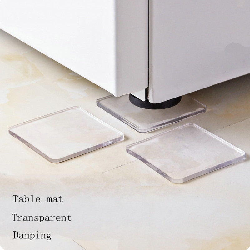 4 Pcs Washing Machine Refrigerator Chair Cushion Shock Proof Pad Refrigerator Cushion Furnitures Protector Anti Slip Pad - V.I.P Digital Presence