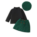 ma&baby 6M-3Y Christmas Newborn Infant Toddler Baby Girl Clothes Sets Knit Long Sleeve Tops Plaid Skirts Hat Xmas Outfits D05 - V.I.P Digital Presence