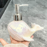 Creative Ceramic Whale Lotion Bottle Household Soap Bottle Shampoo Shower Gel Bottle Hand Sanitizer Bottles Bathroom Supplies - V.I.P Digital Presence