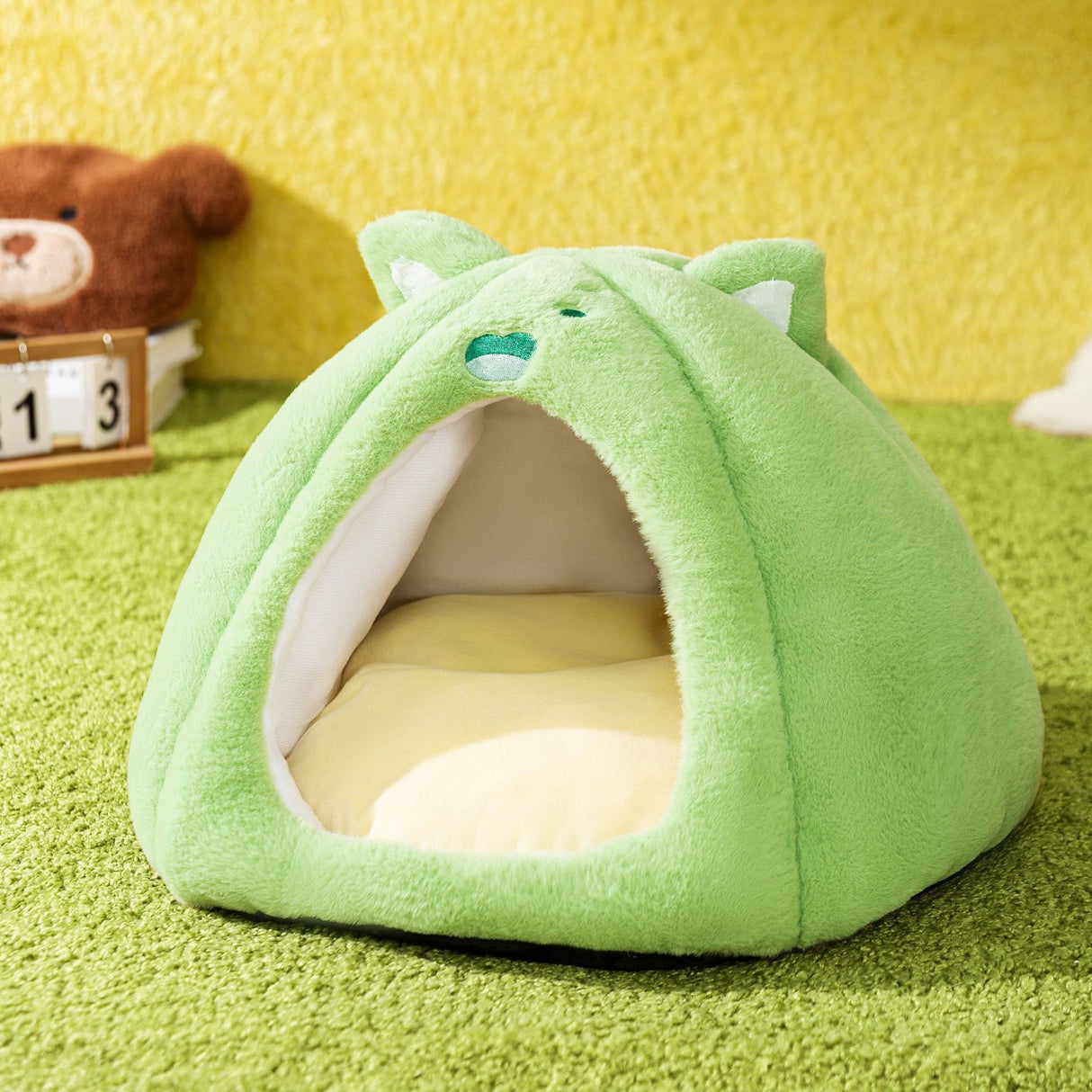 Toast bread pet cat bed open semi closed autumn and winter warm cat bed dog bed cat bed - V.I.P Digital Presence
