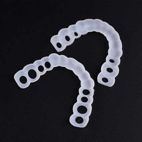 1set Snap On Smile Teeth Veneers Whitening Instant Cosmetic Dentistry Comfortable Veneer Cover Teeth Whitening Smile Denture - V.I.P Digital Presence