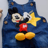 Cartoon Baby Boy Clothes Denim Pants Elastic Waist Trousers Children's Jeans - V.I.P Digital Presence