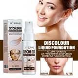Warm Up Liquid Foundation, Skin Tone Liquid Foundation Brightening Portable Concealer Lasting And Not Easy to Fade - V.I.P Digital Presence