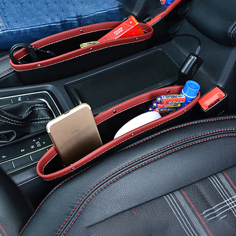 Seat Gap PU Case Storage Bag Car Organizer Artificial Leather Car Seats Gap Bag Car Accessories High Quality Storage Bag - V.I.P Digital Presence