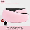 Travel Neck Pillow Memory Foam U-shaped Pillow Snail Style Travel Neck Support Portable Adjustable Soft Noon Break Sleep Pillows - V.I.P Digital Presence