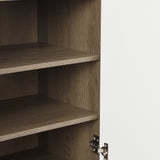 ON-TRANS 2-in-1 shoe storage platform and shoe cabinet, with soft cushioned seats and adjustable shelves, white - V.I.P Digital Presence