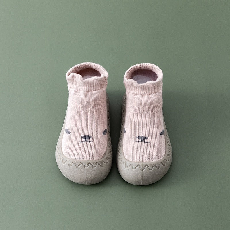 Baby Floor Shoes and Socks Autumn and Winter New Rubber Sole Lightweight Neonatal Soft Sole Walking Shoes Children's Socks - V.I.P Digital Presence