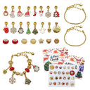 DIY creative children's bracelet jewelry 24-grid calendar Christmas holiday surprise blind box silver set - V.I.P Digital Presence