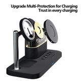 Magnetic wireless charger 3-in-1 wireless charging clock wireless charger suitable for Apple 3-in-1 wireless charging - V.I.P Digital Presence