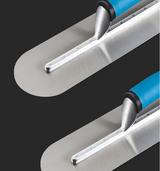 High Quality Stainless Trimming shovel, 35 Cm x 5 cm, very suitable for buckets, slate, plaster, concrete, curved handle, high c - V.I.P Digital Presence