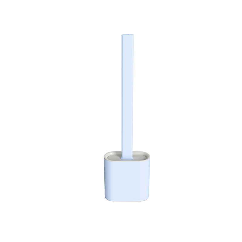 Creative Wall-Mounted Cracked Soft Glue Long Handle Imitation Silicone Toilet Brush Set Household Toilet Cleaning Brush - V.I.P Digital Presence