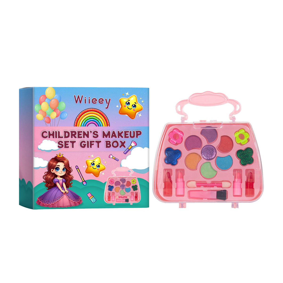 Kids Makeup Set Gift Box Kids Play Fun Girl Makeup Lipstick Eyeshadow Makeup - V.I.P Digital Presence