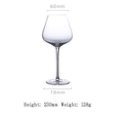 Black and Red Bow Tie Burgundy Wine Glass Pot Belly Home Kitchen Light Luxury Lead-free Crystal Color Glass Wine Original Goblet - V.I.P Digital Presence