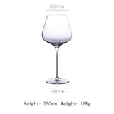 Black and Red Bow Tie Burgundy Wine Glass Pot Belly Home Kitchen Light Luxury Lead-free Crystal Color Glass Wine Original Goblet - V.I.P Digital Presence