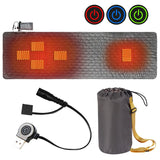 Nueva colchoneta térmica portátil de invierno con carga inteligente para acampar al aire libre