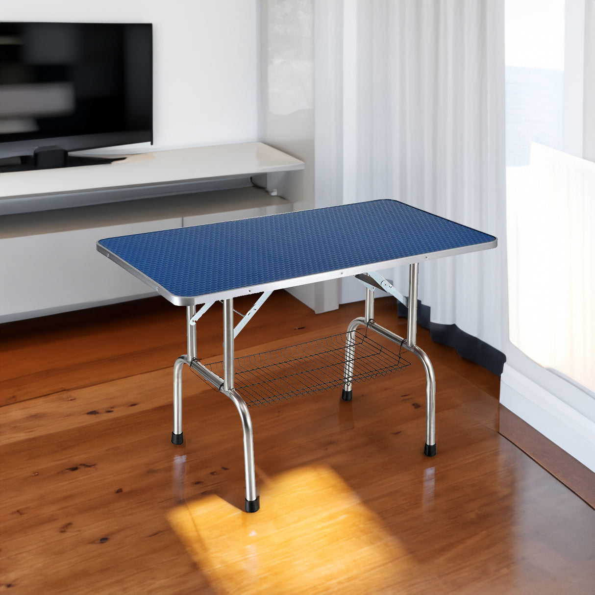 Large Size 46" Grooming Table for Pet Dog and Cat with Adjustable Arm and Clamps Large Heavy Duty Animal grooming table - V.I.P Digital Presence