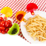 Creative plastic snack spoon with versatile bowl plate seasoning dish salad dressing box for kitchen use - V.I.P Digital Presence
