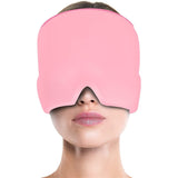 Cold compress head cover eye mask for headache relief, comfortable ice bag, ice pack, ice cap, physical therapy, soothing, retractable gel head mask - V.I.P Digital Presence