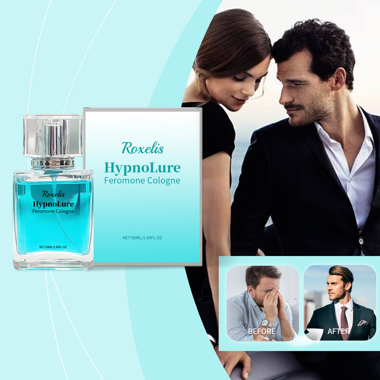 Feromone Cologne, Cologne Exudes A Classic Fragrance To Enhance Charm. Portable Natural Fresh Fragrance - V.I.P Digital Presence