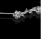 Plum blossom rhinestone bridal headband hair ornament headdress - V.I.P Digital Presence