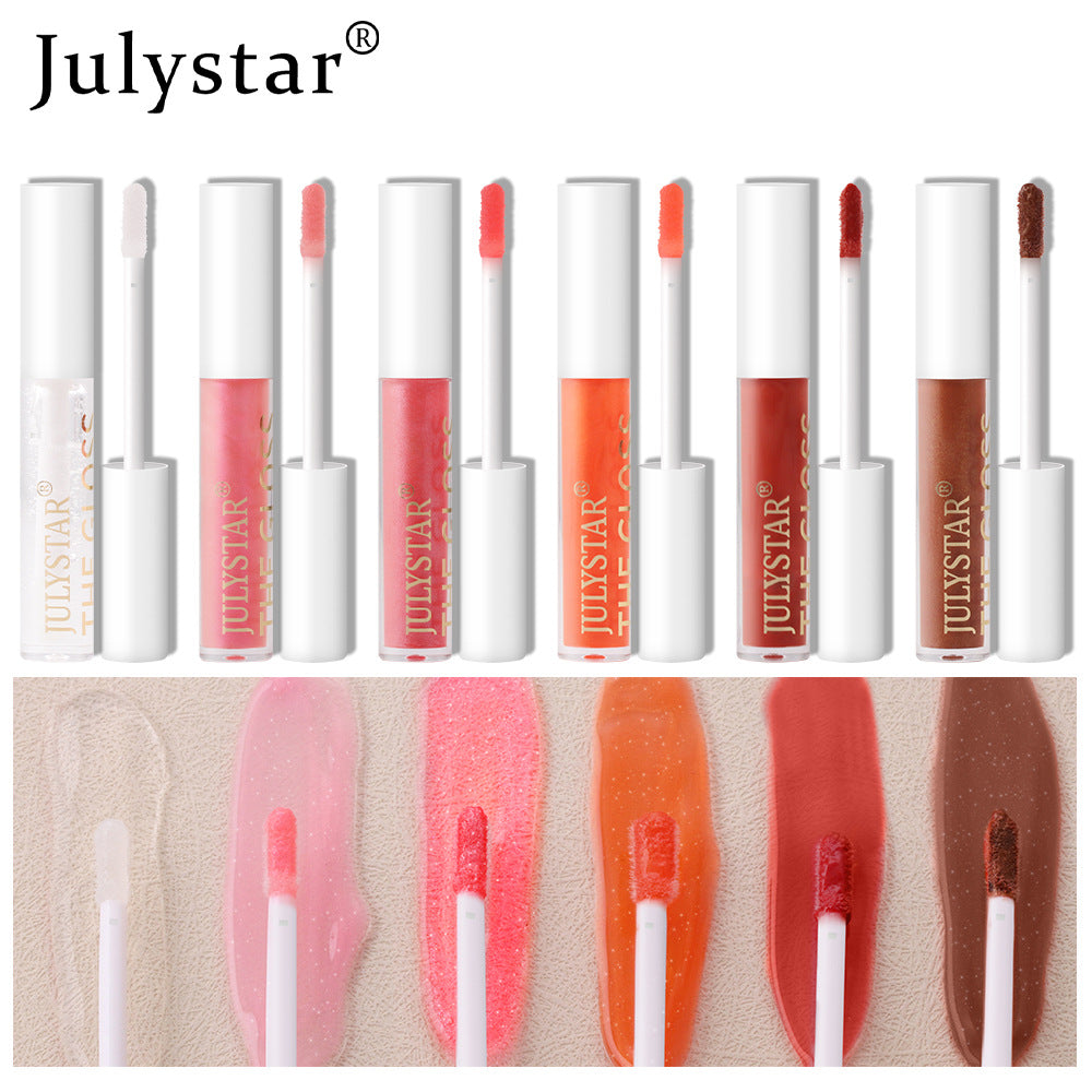 Julystar Transparent Watershine Lip Honey Pearlescent Colorless Lip Glaze Set Liquid Moisturizing Mirror Lip Color - V.I.P Digital Presence