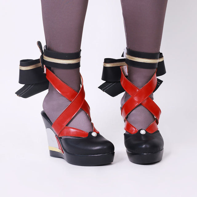 Genshin Impact Qianzhi COS Clothing, Daowicheng Qianzhi Cosplay Clothing, Matching Shoes - V.I.P Digital Presence
