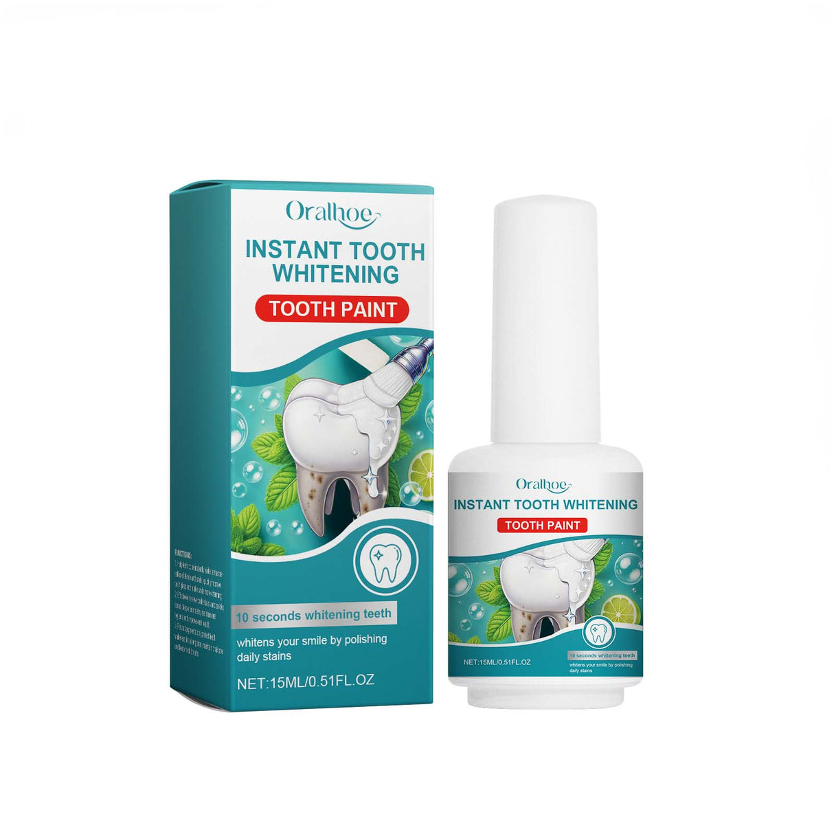 Instant Tooth Whitening Tooth Paint, Clean Tartar Very Well Tooth Dirt Yellow Teeth Care Dental Hygiene Mild Persistent And Pure And Fresh - V.I.P Digital Presence