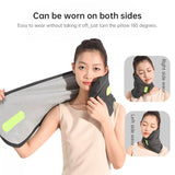 Memory Foam Travel Pillow for Plane, Train & Car - Neck Support Cushion with Washable Cover, Ideal for Sleeping - V.I.P Digital Presence